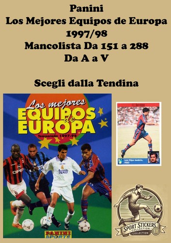 Panini equipos europa - equipos,