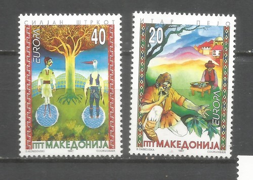 Cept europa 1997 mnh - 1997, macedonia