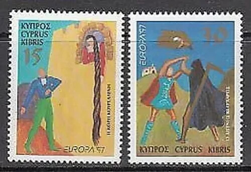 Cyprus europa mnh 1997 2v - europa,