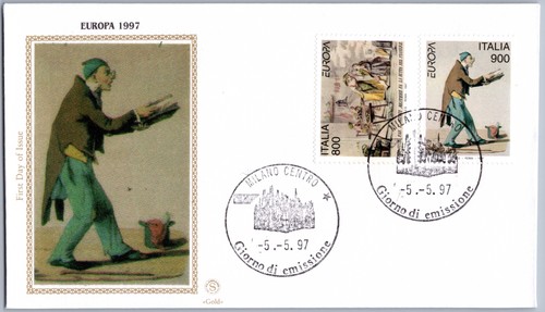 Italia fdc europa 1997 - europa,
