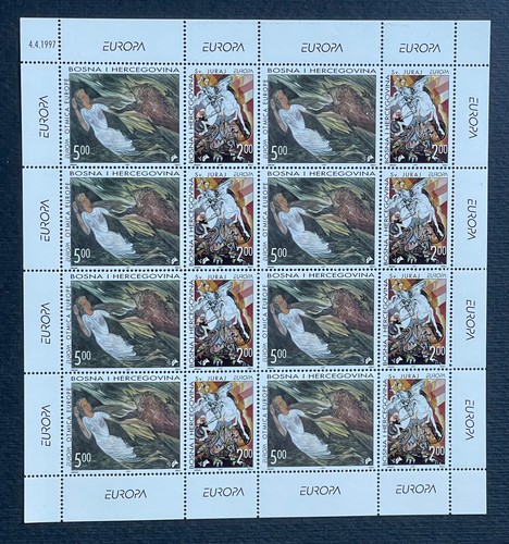 Europa cept 1997 bosnia - europa,
